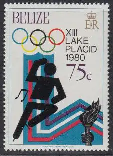 Belize Mi.Nr. 445A Olympische Winterspiele Lake Placid 1980, Eiskunstlauf (75)