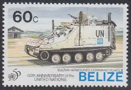 Belize Mi.Nr. 1155 50Jahre UNO, Kommandopanzer (60)