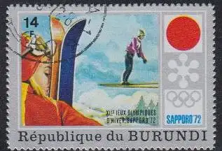 Burundi Mi.Nr. 847A Olympia 1972 Sapporo, Skispringen (14)