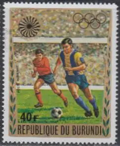 Burundi Mi.Nr. 866A Olympia 1972 München, Fußball, gezähnt (40)