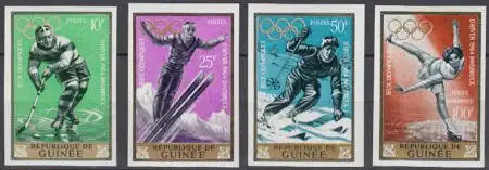 Guinea Mi.Nr. 235-38B Olympia 1964 Innsbruck (4 Werte)