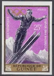 Guinea Mi.Nr. 236B Olympia 1964 Innsbruck, Skispringen (25)