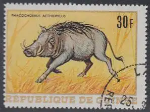 Guinea Mi.Nr. 499A Afrikanische Tierwelt, Warzenschwein (30)