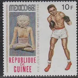 Guinea Mi.Nr. 513A Olympia 1968 Mexiko, Boxen (10)