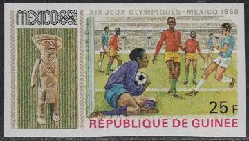 Guinea Mi.Nr. 515B Olympia 1968 Mexiko, Fußball (25)