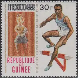 Guinea Mi.Nr. 516A Olympia 1968 Mexiko, Hindernislauf (30)