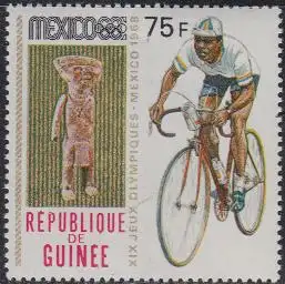 Guinea Mi.Nr. 518A Olympia 1968 Mexiko, Radsport (75)