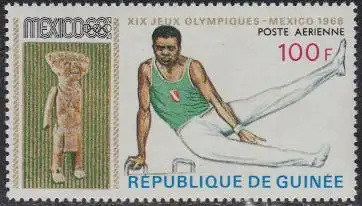 Guinea Mi.Nr. 519A Olympia 1968 Mexiko, Turnen Seitpferd (100)