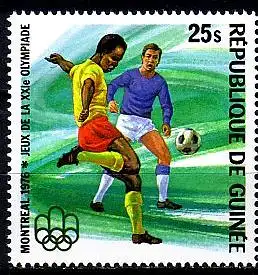 Guinea Mi.Nr. 751A Olympiade Montreal, Fußball (25)