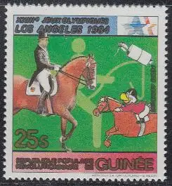 Guinea Mi.Nr. 932A Olympia 1984 Los Angeles, Reiten (25)