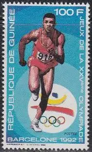 Guinea Mi.Nr. 1257A Olympia 1992 Barcelona, Sprint (100)