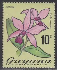 Guyana Mi.Nr. 400C Freim. Blumen, Cattleya violacea (10)