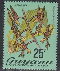 Guyana Mi.Nr. 403A Freim. Blumen, Gongora quinquinervis (25)