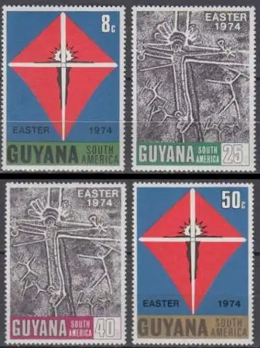 Guyana Mi.Nr. 456-59 Ostern (4 Werte)