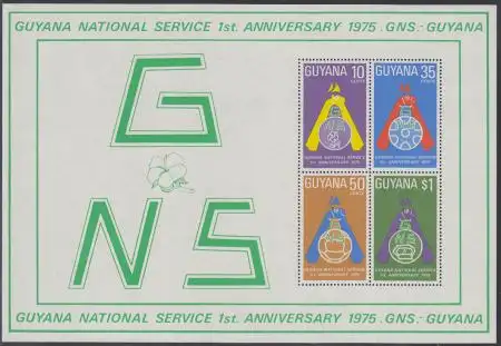 Guyana Mi.Nr. Block 5 National Service GNS 