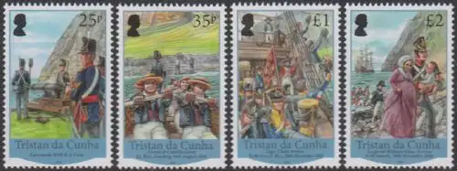 Tristan da Cunha MiNr. 1241-44 Britischen Garnison f.Tristan da Cunha (4 Werte)