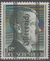 Österreich Mi.Nr. 693IB Hitler, senkr.Aufdr. gez. 14 (1 RM)