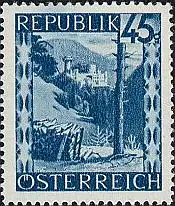 Österreich Mi.Nr. 759 Freim. Landschaften Burg Hartenstein (45)