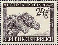 Österreich Mi.Nr. 786 Austria Preis Pferdeköpfe (24+24)