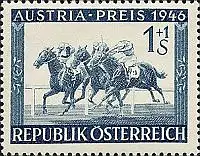 Österreich Mi.Nr. 788 Austria Preis Rennpferde (1 S + 1 S)