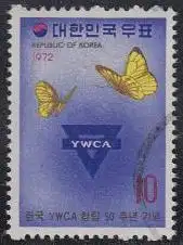 Korea-Süd Mi.Nr. 831 50J.Christl.Verein Junger Frauen YWCA, Schmetterlinge (10)