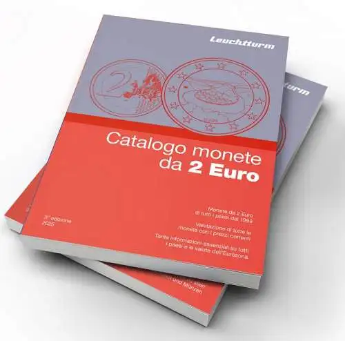 Leuchtturm 2-Euro-Katalog 2025 3. Auflage (italiensch)