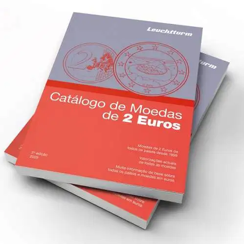 Leuchtturm 2-Euro-Katalog 2025 3. Auflage (portugisisch)