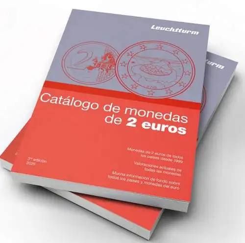 Leuchtturm 2-Euro-Katalog 2025 3. Auflage (spanisch)