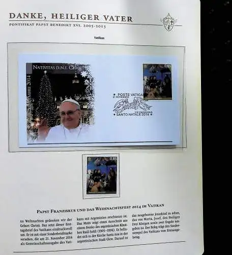 Sammlung "Papst Benedict XVI. 2005-2013" (alle Seiten sind unten abgebildet)