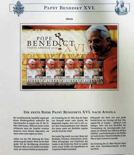 Sammlung "Papst Benedict XVI." (alle Seiten sind unten abgebildet)