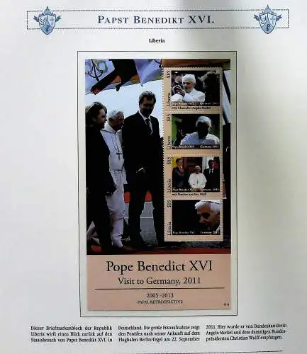 Sammlung "Papst Benedict XVI." (alle Seiten sind unten abgebildet)