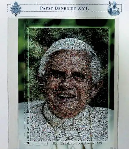 Sammlung "Papst Benedict XVI." (alle Seiten sind unten abgebildet)