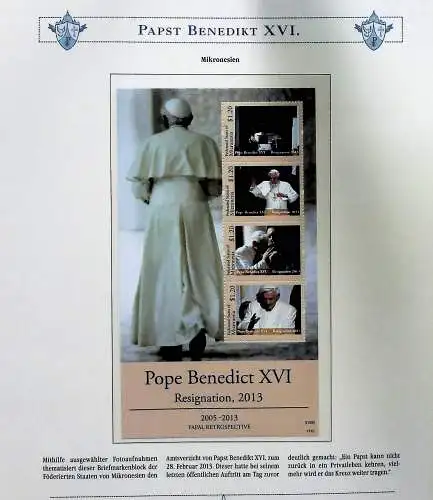 Sammlung "Papst Benedict XVI." (alle Seiten sind unten abgebildet)