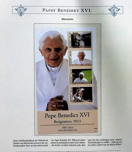 Sammlung "Papst Benedict XVI." (alle Seiten sind unten abgebildet)