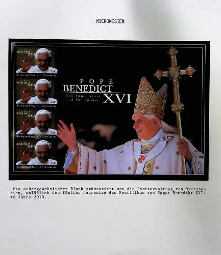 Sammlung "Papst Benedict XVI." (alle Seiten sind unten abgebildet)