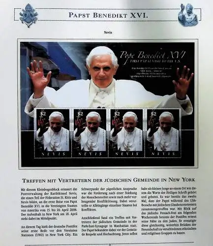 Sammlung "Papst Benedict XVI." (alle Seiten sind unten abgebildet)