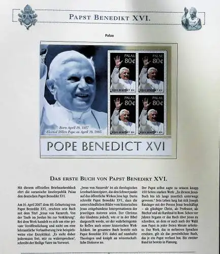 Sammlung "Papst Benedict XVI." (alle Seiten sind unten abgebildet)