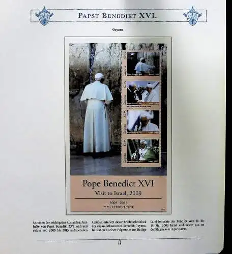 Sammlung "Papst Benedict XVI." (alle Seiten sind unten abgebildet)