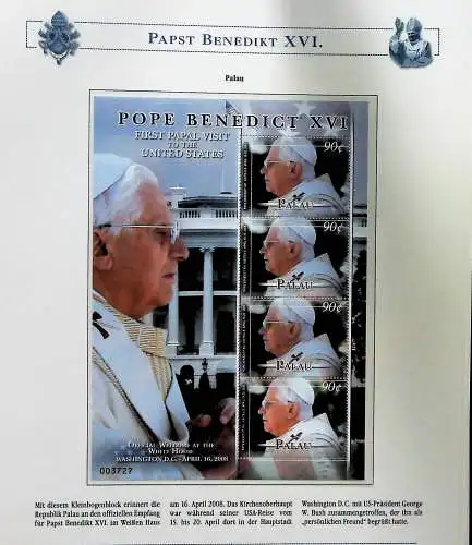 Sammlung "Papst Benedict XVI." (alle Seiten sind unten abgebildet)