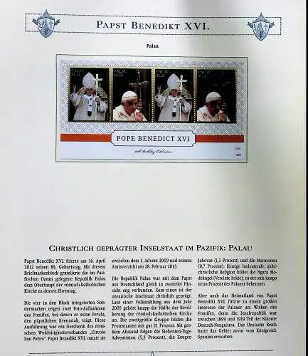 Sammlung "Papst Benedict XVI." (alle Seiten sind unten abgebildet)