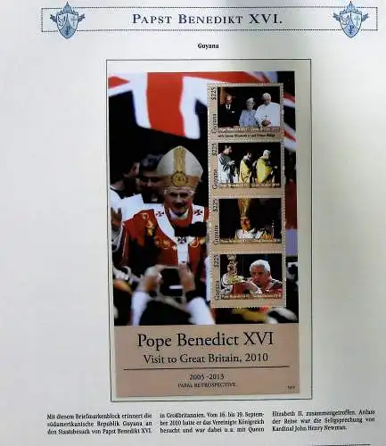 Sammlung "Papst Benedict XVI." (alle Seiten sind unten abgebildet)