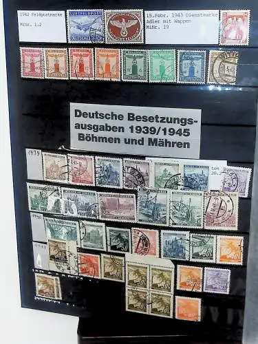 Deutschland von Infla bis DDR, nur Viererblöcke, alle Marken unten abgebildet