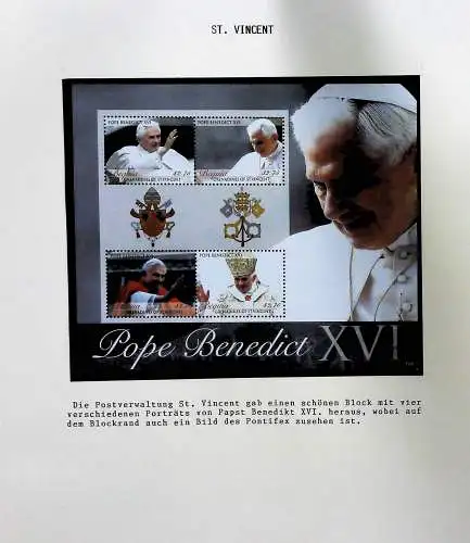 Sammlung "Papst Benedict XVI." (alle Seiten sind unten abgebildet)