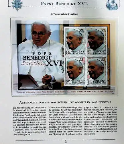 Sammlung "Papst Benedict XVI." (alle Seiten sind unten abgebildet)