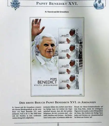 Sammlung "Papst Benedict XVI." (alle Seiten sind unten abgebildet)