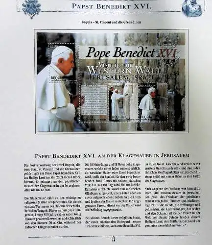 Sammlung "Papst Benedict XVI." (alle Seiten sind unten abgebildet)