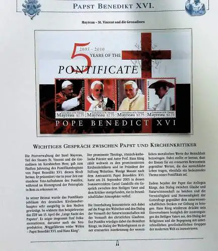 Sammlung "Papst Benedict XVI." (alle Seiten sind unten abgebildet)