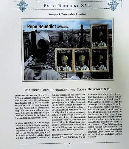 Sammlung "Papst Benedict XVI." (alle Seiten sind unten abgebildet)