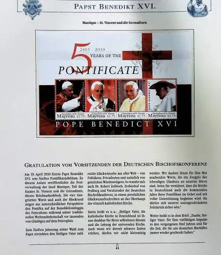 Sammlung "Papst Benedict XVI." (alle Seiten sind unten abgebildet)