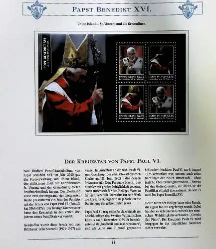 Sammlung "Papst Benedict XVI." (alle Seiten sind unten abgebildet)